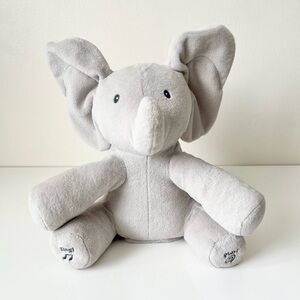 Baby GUND Animated Plushed Grey Flappy The Elephant Stuffed Animal